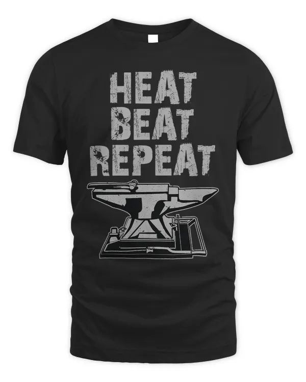Funny Blacksmithing Gift Heat Beat Repeat