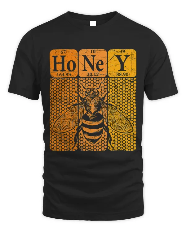 Honey Periodic Table Elements Beekeeper Retro Apiarist 23