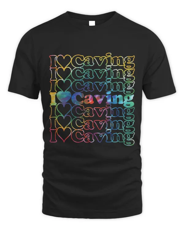 Caving Tie Dye Cool Vintage Inspired for Cavers