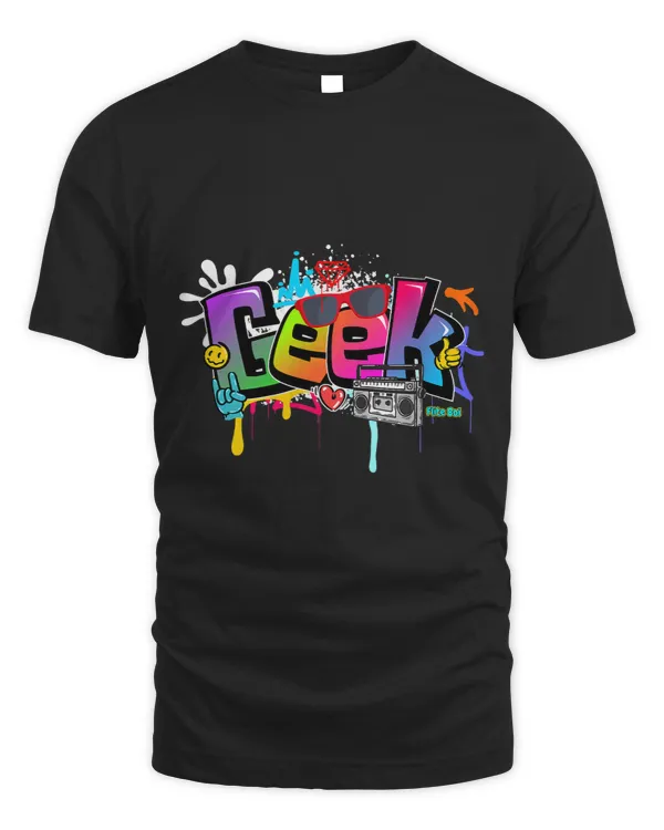 Flite Boi Funny Geeks Rock Fun Nerd Graffiti Graphic