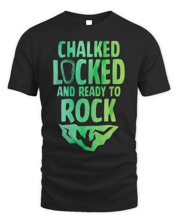 Chalked Locked And Ready To Rock Rock Climber Bouldering 2