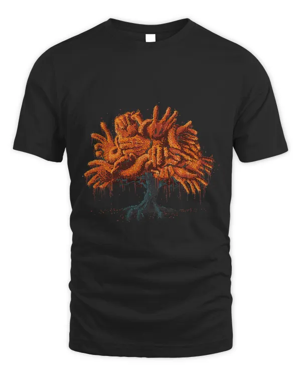 Autumn Hands Tree Illustration Nature Protector Camping