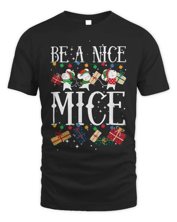 Be A Nice Mice Christmas Pajama For Mouse Mice Lovers