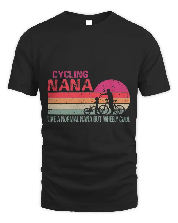 Cycling Nana Like A Normal Nana But Wheely Cool Vintage