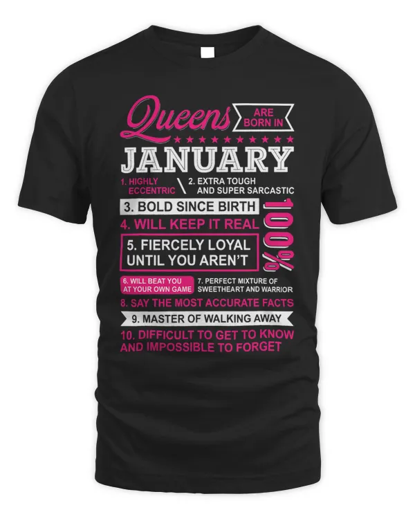 Queens Are Born In January Girl 10 Facts Cute Birthday Women