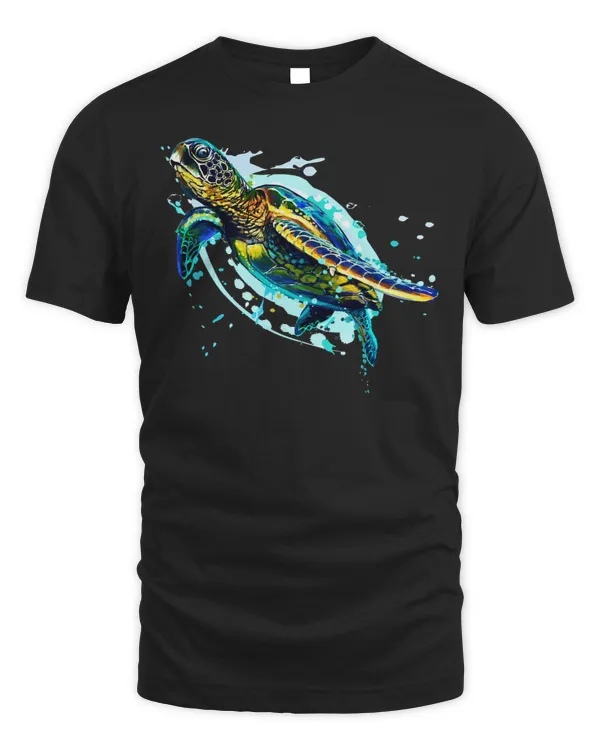 Turtle Lover Turtles Tee Fitted336 Ocean