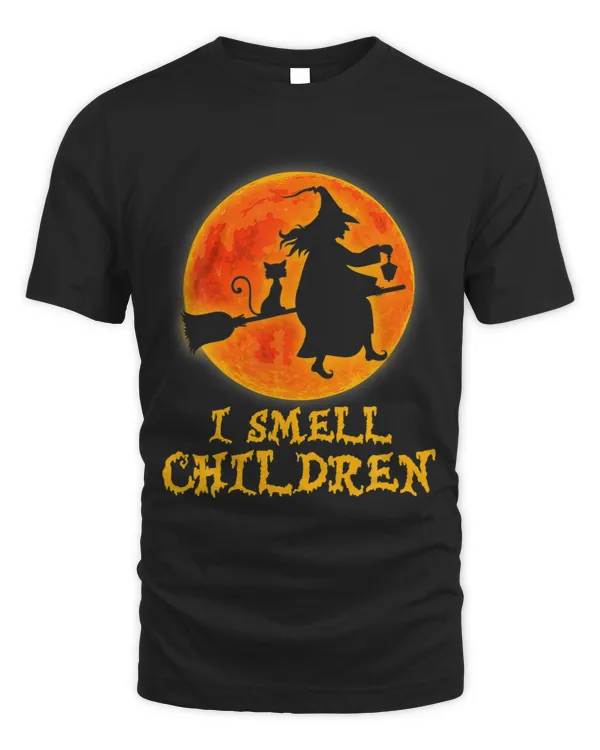 I Smell Children Halloween Costume Witch Black Cat Cute