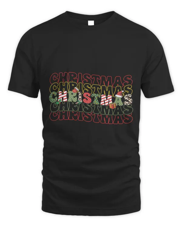 Merry Christmas Leopard Christmas Family Matching Funny 443