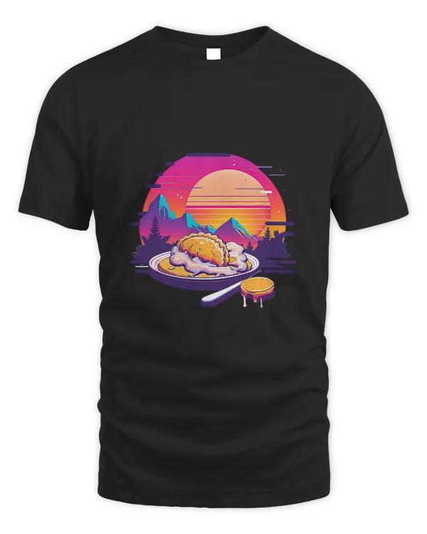 Biscuits and Gravy Synthwave 80s Retrowave Aesthetic