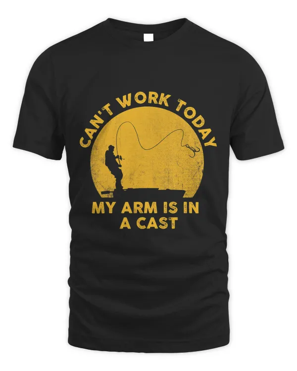 Cant Work Today My Arm is in A Cast Funny Fishing9