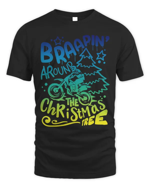 Braaap Motorcycle Otocross Braap Dirt Bike Funny Christmas