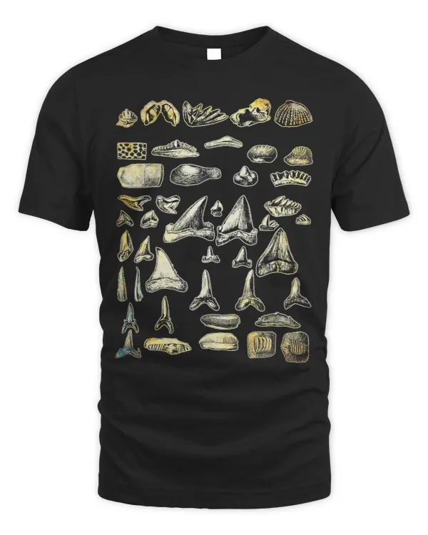 Shark Teeth Types Shirt Shark Lover