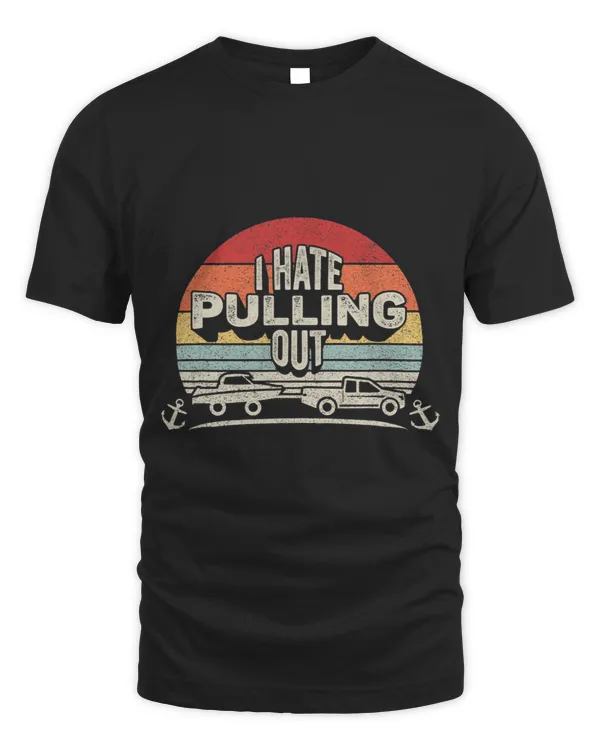 Funny Camping Trailer Gift Retro I Hate Pulling Out Travel 3