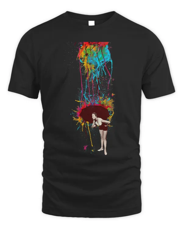 Colorblind Woman Colorful Graffiti Artsy Aesthetics