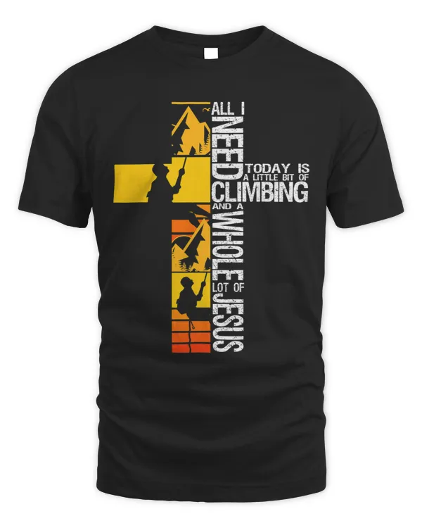 Climbing Jesus Is My Rock Christian Rock Climber Boulderer