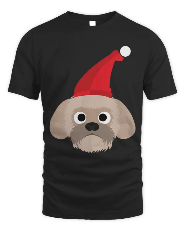 Shorthaired Shih tzu ugly christmas gifts dog lover t shirt