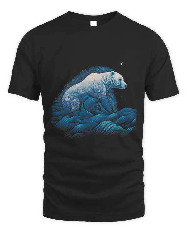 Surrealism Japanese Painting Polar Bear