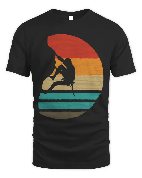 Climbing Retro Style Vintage