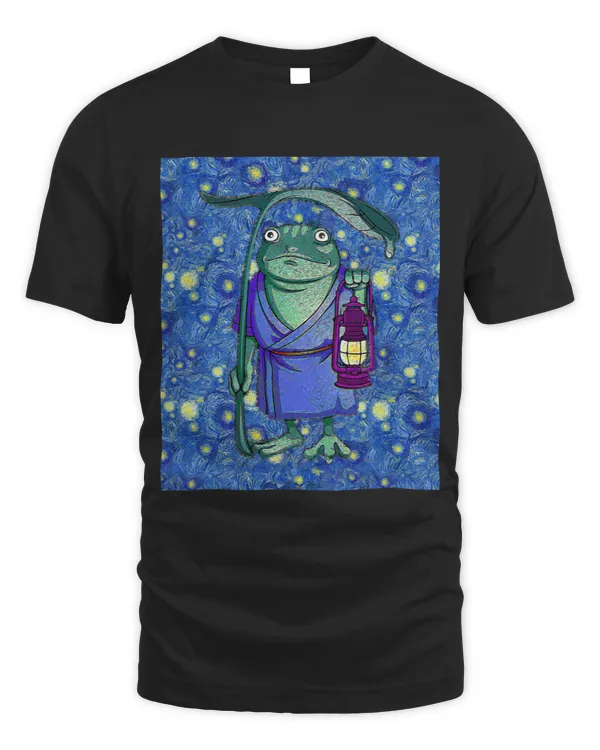 Starry Night Frog Lantern