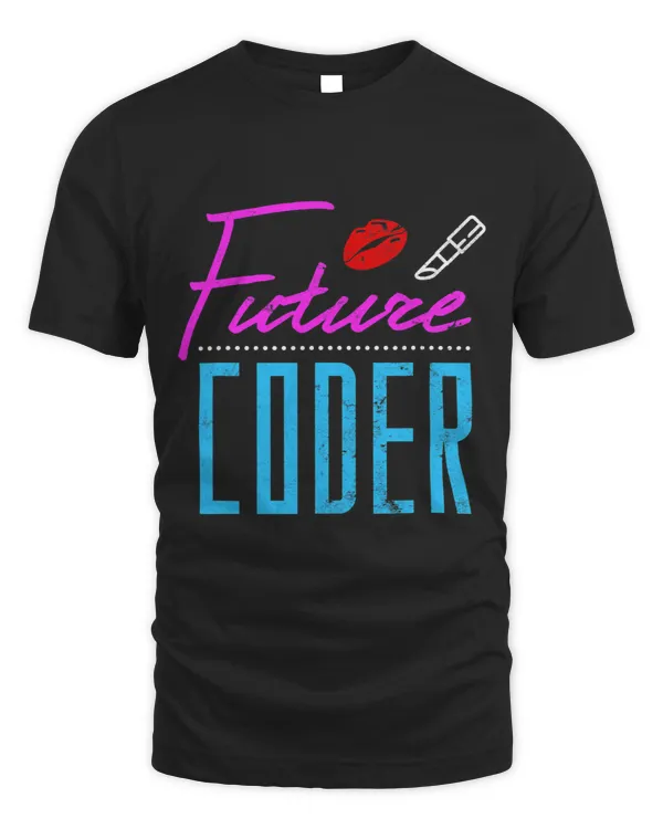 Future Programmer Coder T Shirt for Girls Teens Kids