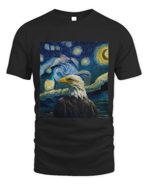 Starry Night Vincent Van Gogh Painting Eagle