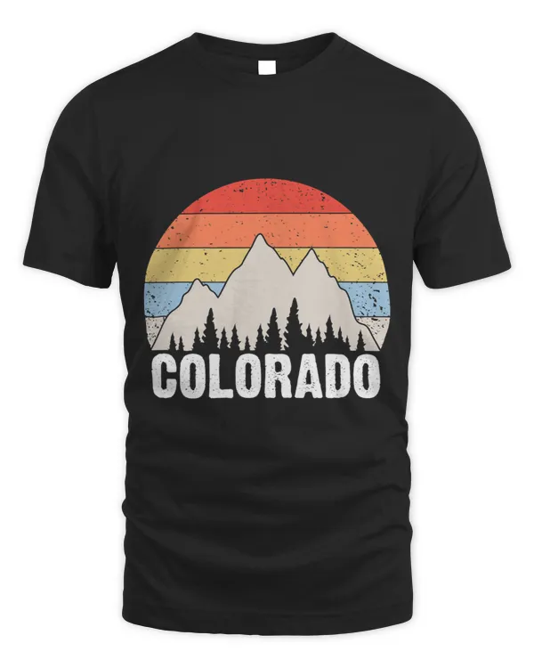Colorado Retro Vintage Mountains Nature Hiking Climbing