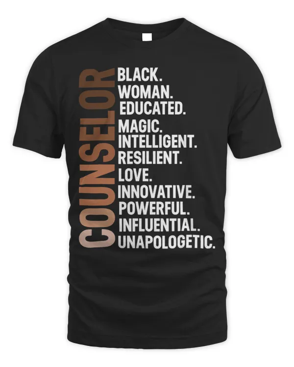 I Am A Black Counselor Afro Woman Black History Month