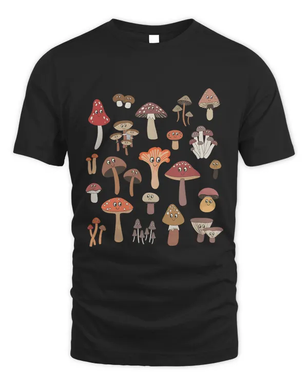 Cute Mushroom Types Botanical Mushroom Plant Lover Gardening