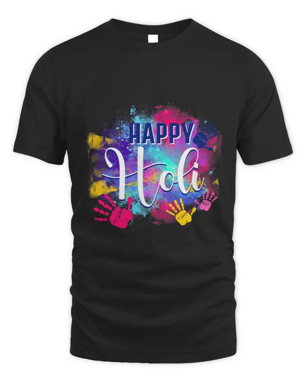 Happy Holi Spring Festival Colorful India Hindu Celebration