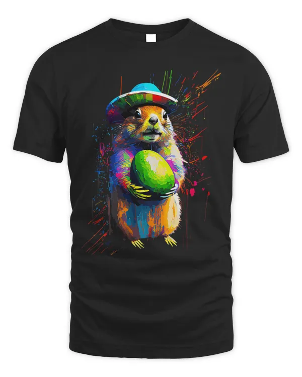 Avocado with Mexican Prairie dog Cinco de mayo lover 3