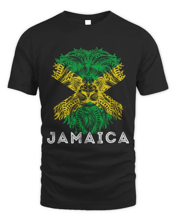 Jamaica Lion Head Jamaican Safari Pride Roots Of Raggae