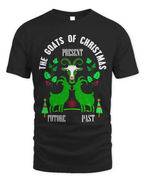 Funny Christmas Past Present Future Goats