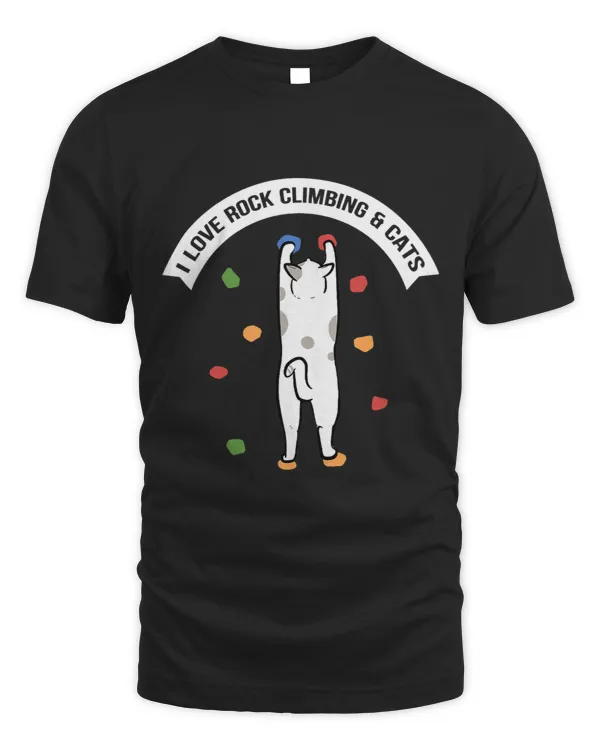 Cool Climber Rock Climbing Cat Alpinism Bouldering Wall Cats