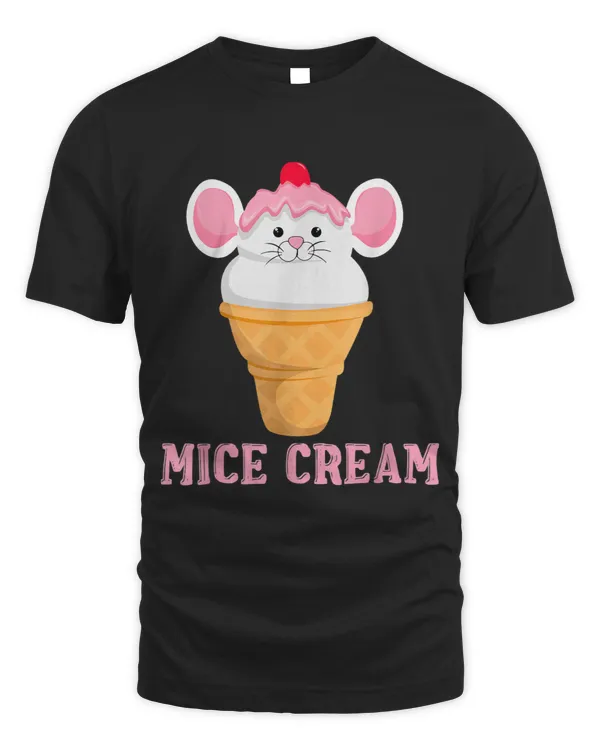 Ice Food Sundae Mouse Lover Mice Cream Foodie