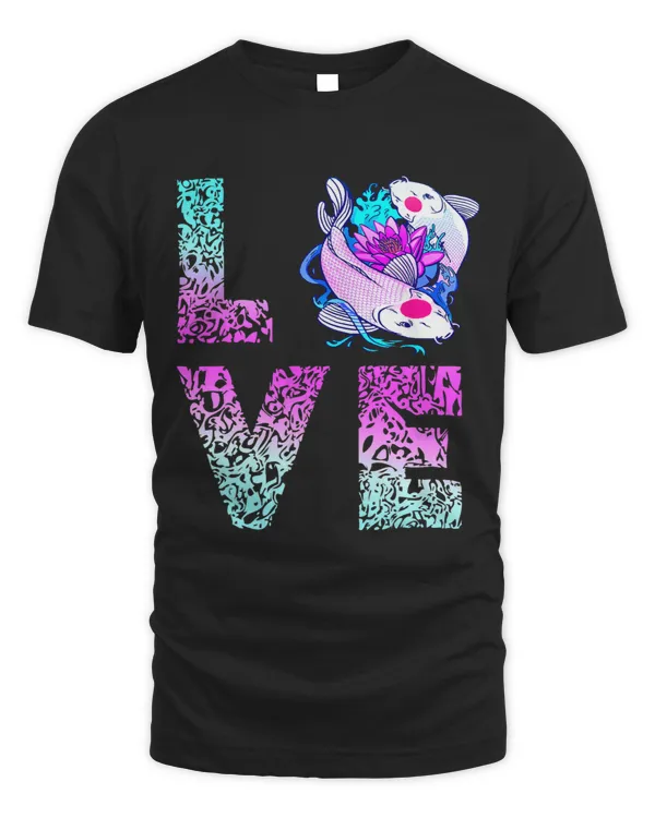 Koi Lotus Love Yin Yang Sakura Waves Asian Carp Japanese Koi