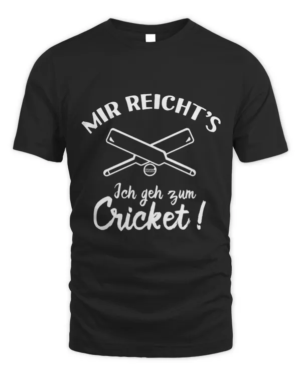 Ich geh zum Cricket Funny Saying Kricket