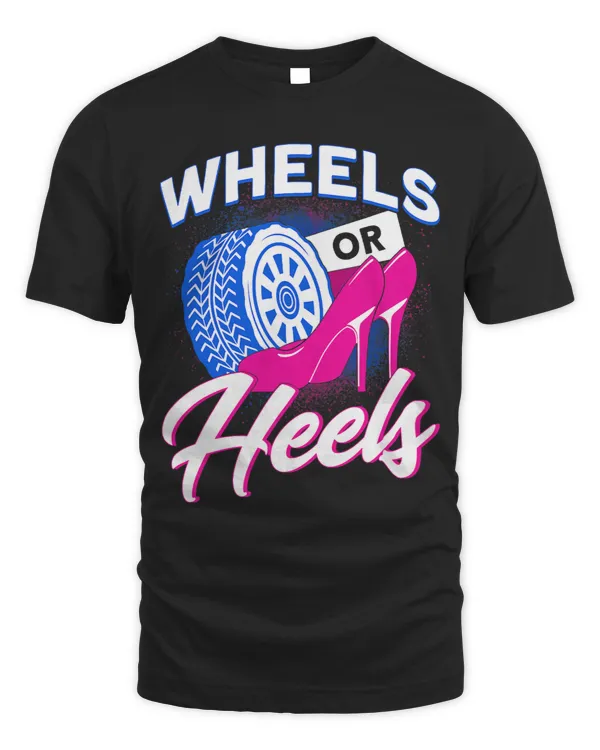 Gender Reveal Wheels Or Heels Team Girl Boy