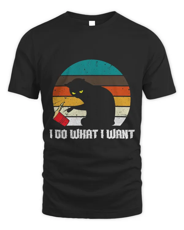 Ich mache was ich will black cat fun gift