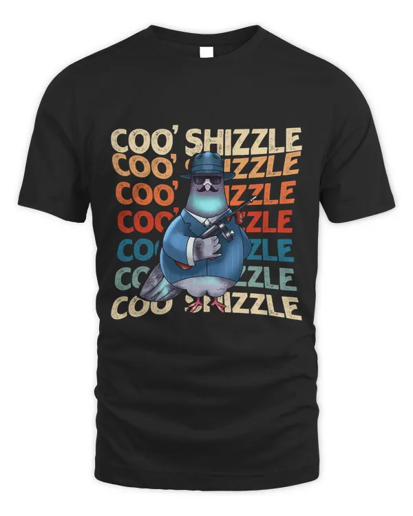 Funny Coo Shizzle Pigeon Gangster Bird Watching Pigeon Fans