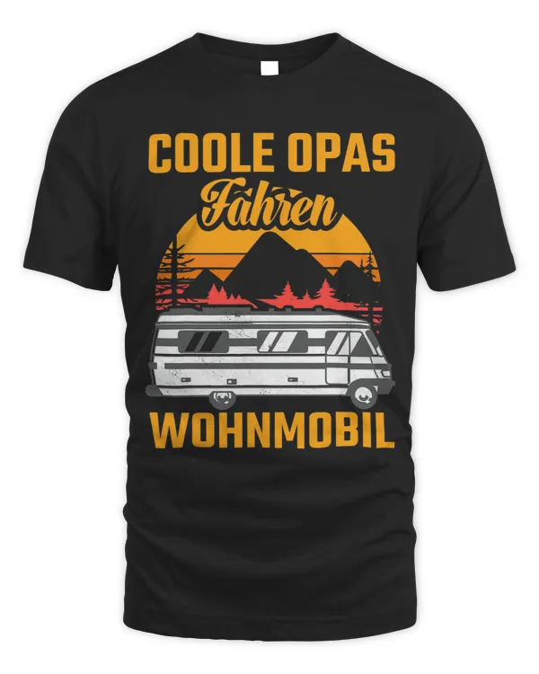 Cool Grandpa Driving Motorhome Camper Camping Sayings 3