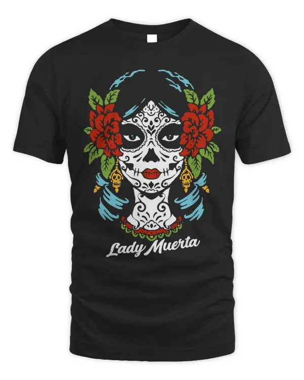 La Catrina Santa Muerte Rose Sugar Skull Calavera Halloween 3