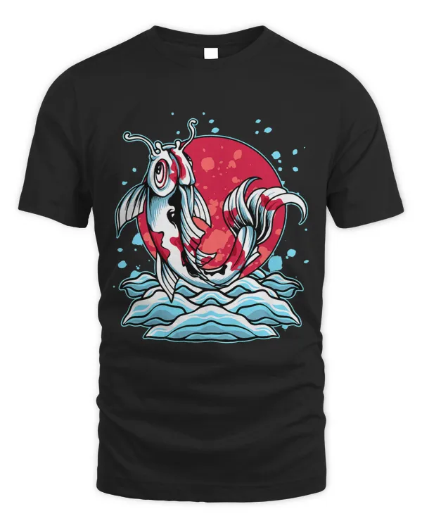 Japanese Koi Fish illustration. 2