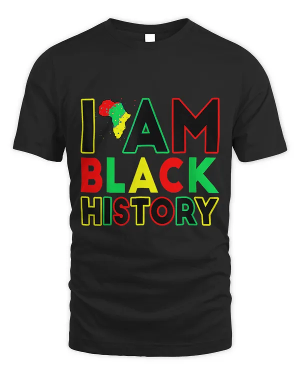 I Am Black History Month African American Black Pride
