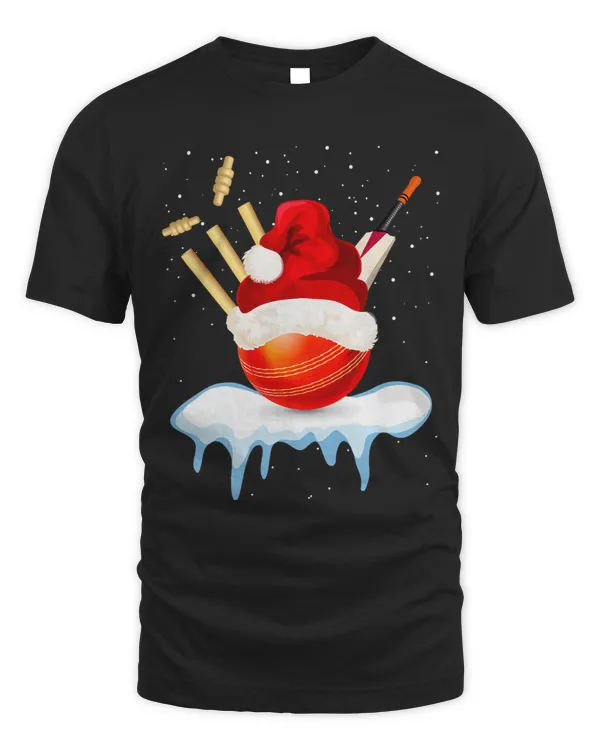 Funny Cricket ball Christmas Design Cool Team Sport