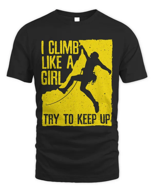Cool Rock Climbing Design For Women Girls Kids Climb Lovers