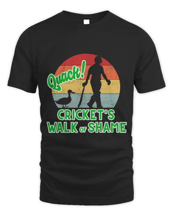 Funny cricket gifts men women batter walk of shame cricketer