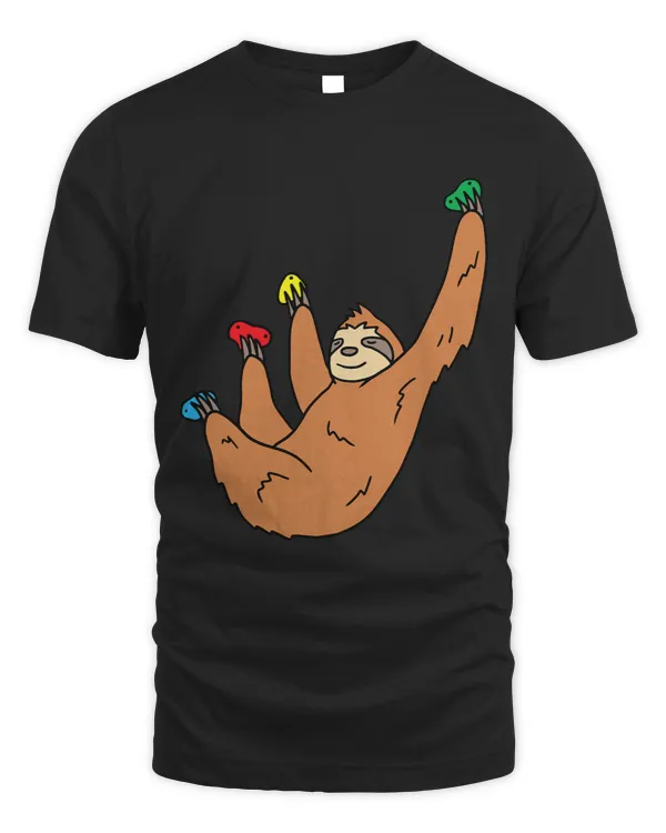 Cool sloth boulder climbing gift