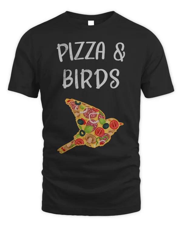 I Like Pizza and Birds Funny Bird Pizza Lovers Cute