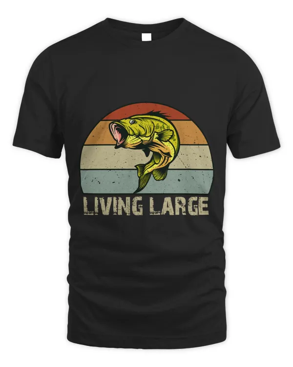 Large Mouth Bass Fishing Gifts Long Sleeve