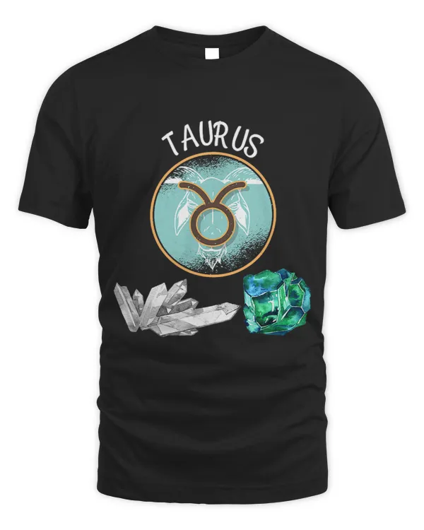 Healing Crystals Taurus Zodiac Astrology Bull Symbol Design